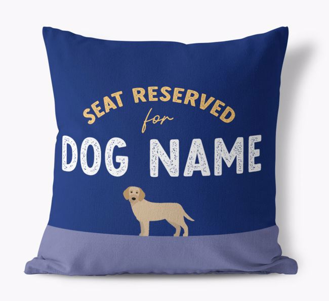 Reserved For: Personalised {breedFullName} Canvas Cushion